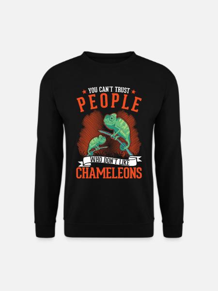 Chameleon Gift Chameleon - Unisex Sweatshirt - black
