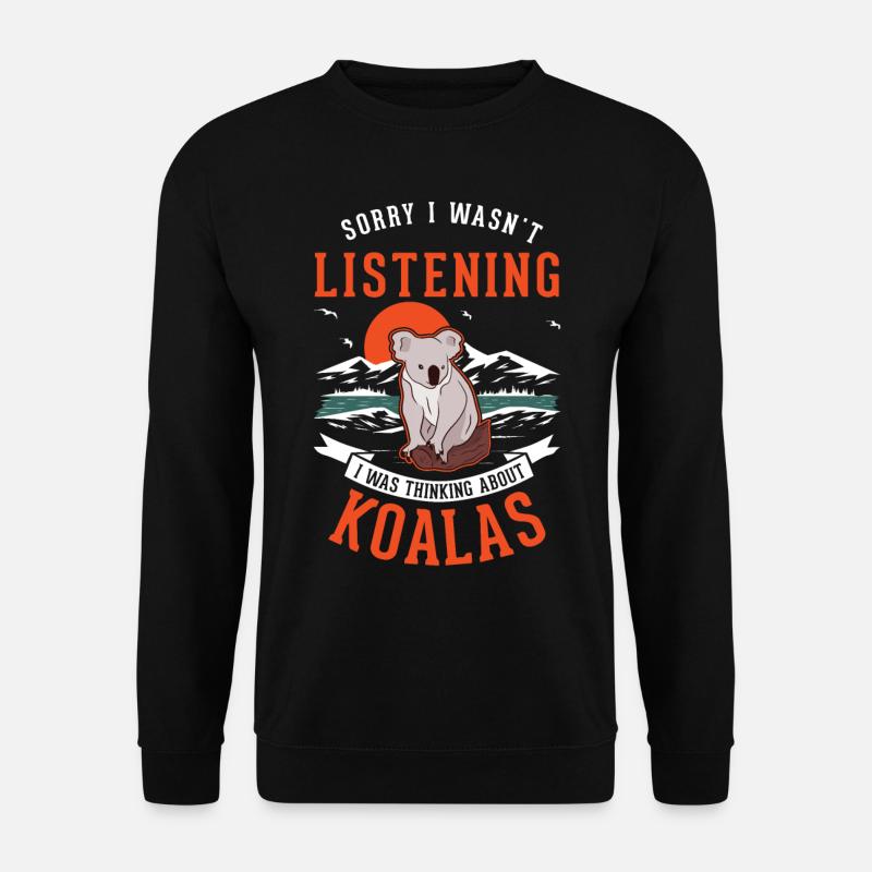 Koala Gift Koala Bear - Unisex Sweatshirt - black