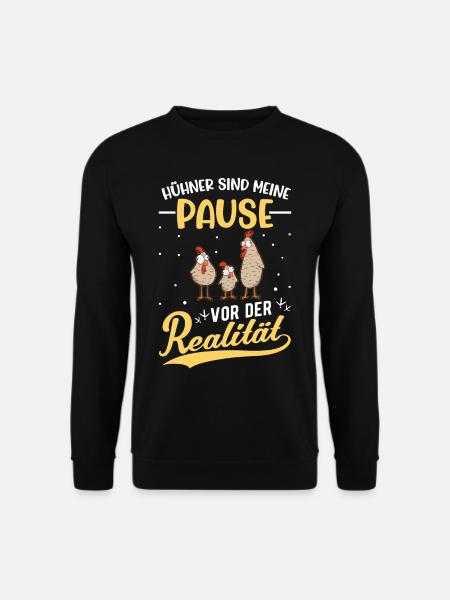 Chicken Gift Chicken Farmer Chicken - Unisex Sweatshirt - black