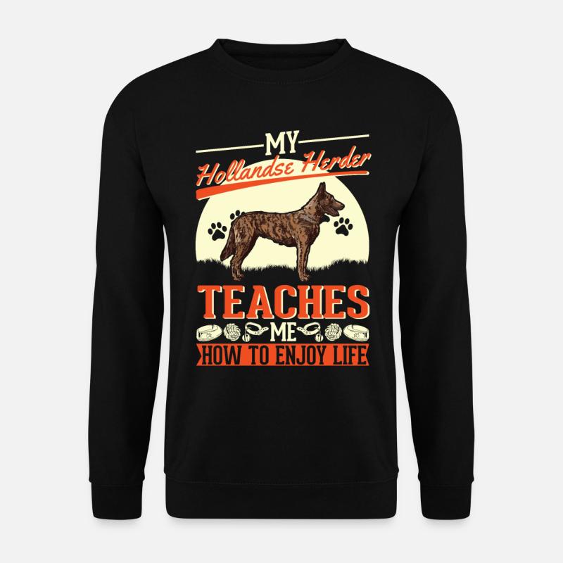 Hollandse Herder Hollandse Herderdshond - Unisex Sweatshirt - black