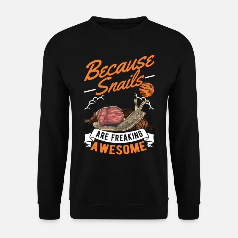 Snail Gift Vineyard Snail - Unisex Sweatshirt - black