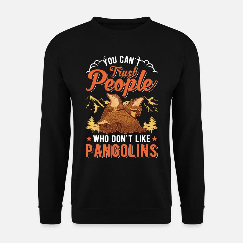 Pangolin Gift Pangolin - Unisex Sweatshirt - black