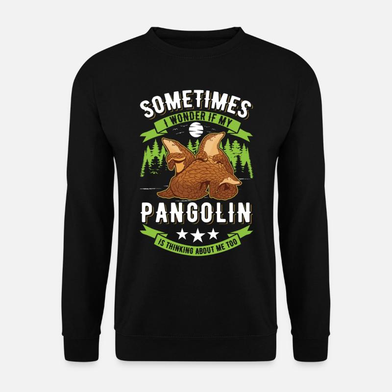 Pangolin Gift Pangolin - Unisex Sweatshirt - black