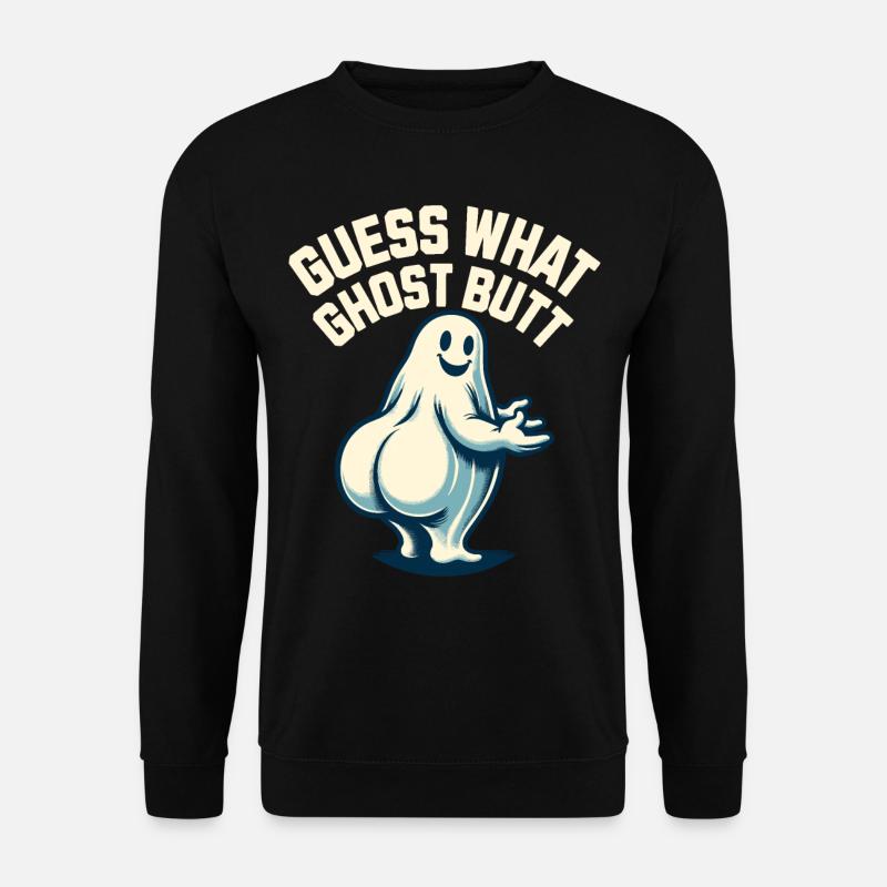 Halloween Costume Funny Ghosts Saying - Unisex Sweatshirt - black