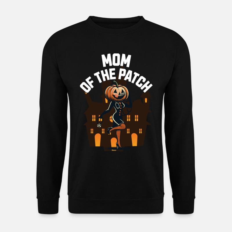 Mutter des Kürbisfelds Lustiger Spruch - Unisex Pullover - Schwarz