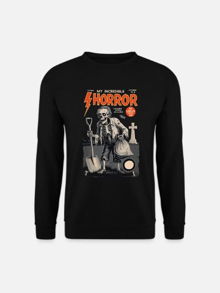 Funny Comic Cover Last Minute Costume - Unisex Sweatshirt - black