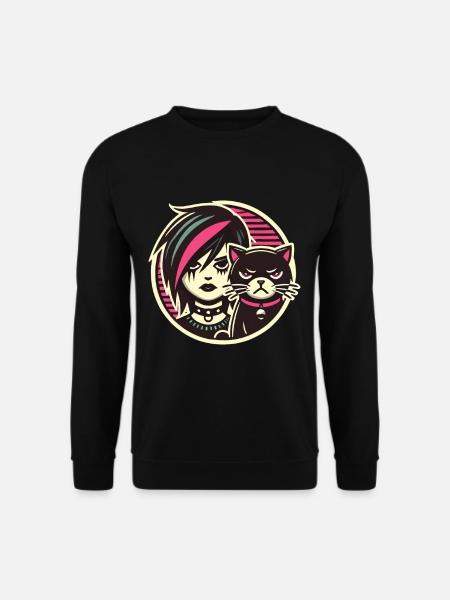 Pastel Goth Style Lover - Unisex Sweatshirt - black