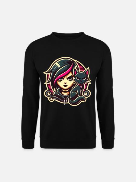 Pastel Goth Style Lover Goth - Unisex Sweatshirt - black
