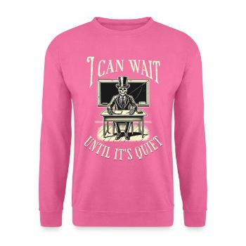 Lustiges Lehrer Design Last Minute Kostüm - Unisex Pullover - Pink - Vorne