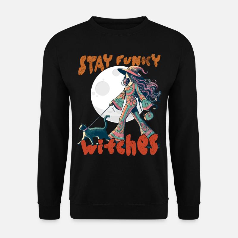 Halloween Costume Witches Lover Design - Unisex Sweatshirt - black