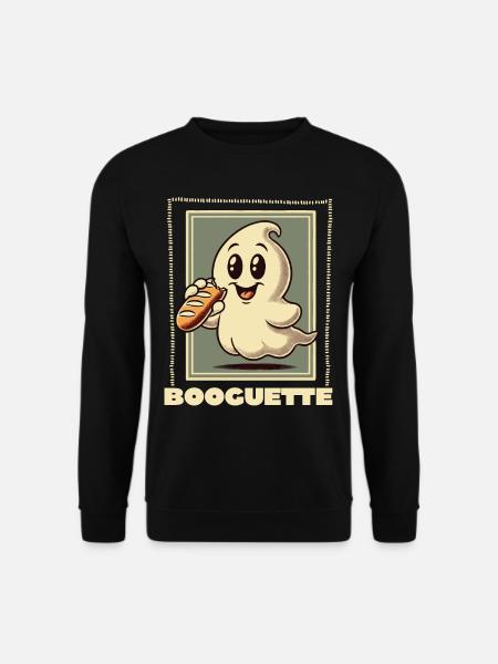 Ghost Baguette Lover Boogette - Unisex Sweatshirt - black