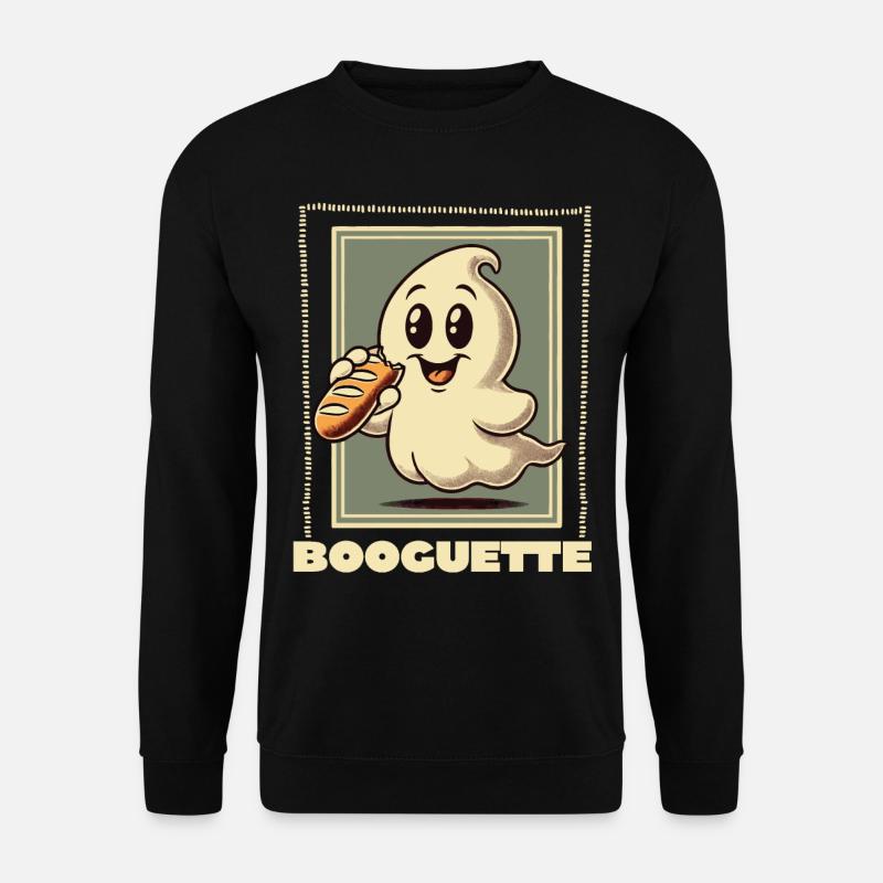 Ghost Baguette Lover Boogette - Unisex Sweatshirt - black