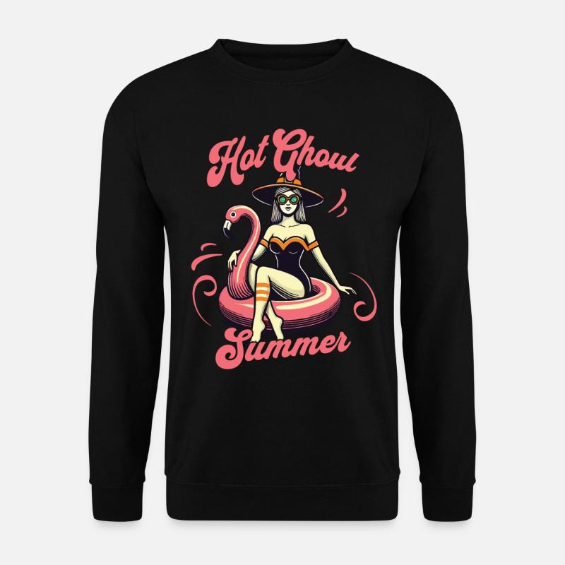 Hot Ghoul Summer Fun Witch - Unisex Sweatshirt - black