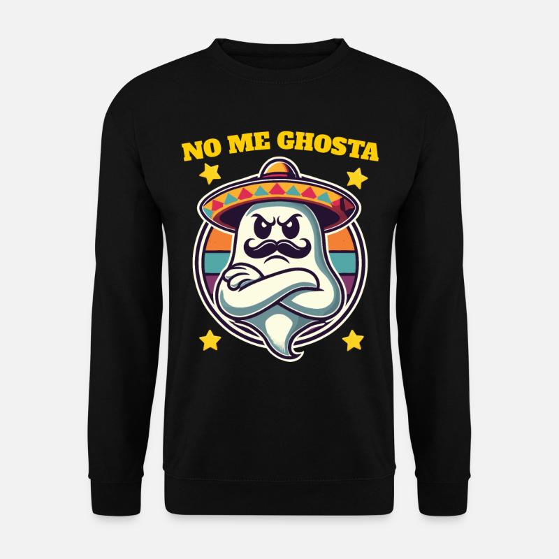 Mexican Ghost Funny Pun - Unisex Sweatshirt - black