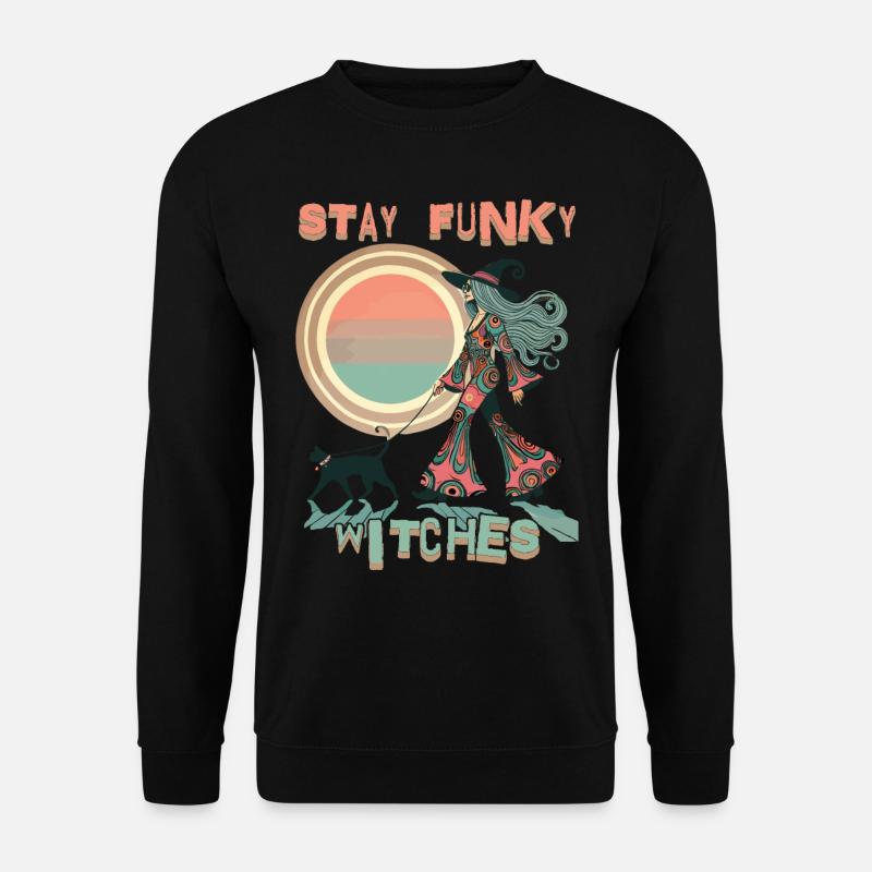 Halloween Costume Witches Lover Design - Unisex Sweatshirt - black