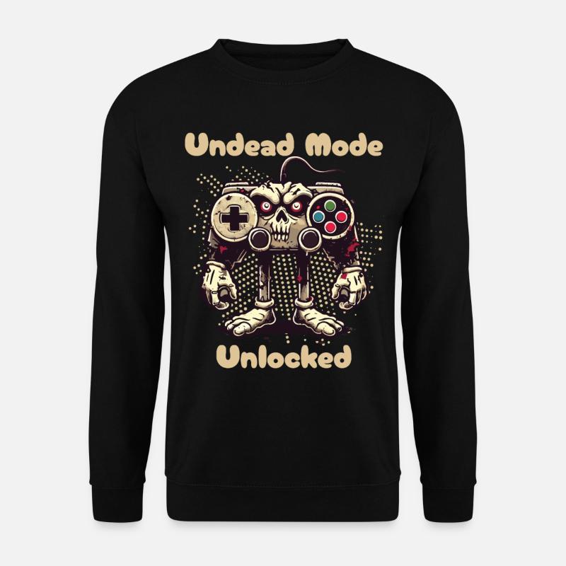Zombie Gaming Controller Mode Unleashed - Unisex Sweatshirt - black