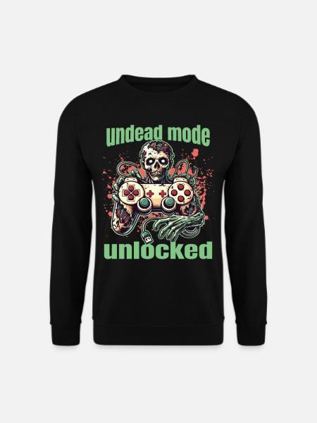 Zombie Gaming Controller: Undead Mode - Unisex Sweatshirt - black