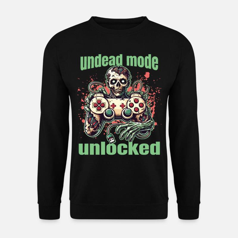 Zombie Gaming Controller: Untoter Modus - Unisex Pullover - Schwarz
