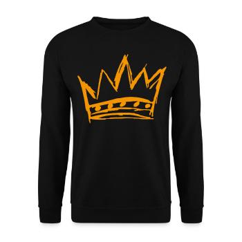 La couronne du style - Sweat-shirt Unisexe - noir - Devant - Alina (178cm) & Michal (187cm)