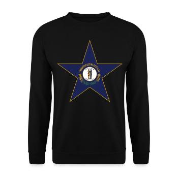 T-shirt de fan du Kentucky – Montrez-vous fier ! - Sweat-shirt Unisexe - noir - Devant - Alina (178cm) & Michal (187cm)
