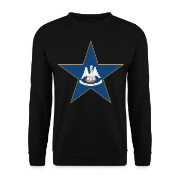 T-shirt de fan de Louisiane – Parfait pour les fans ! - Sweat-shirt Unisexe - noir - Devant - Alina (178cm) & Michal (187cm)