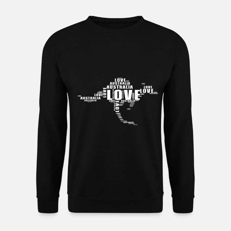 I love Australia Kangaroo - Unisex Sweatshirt - black