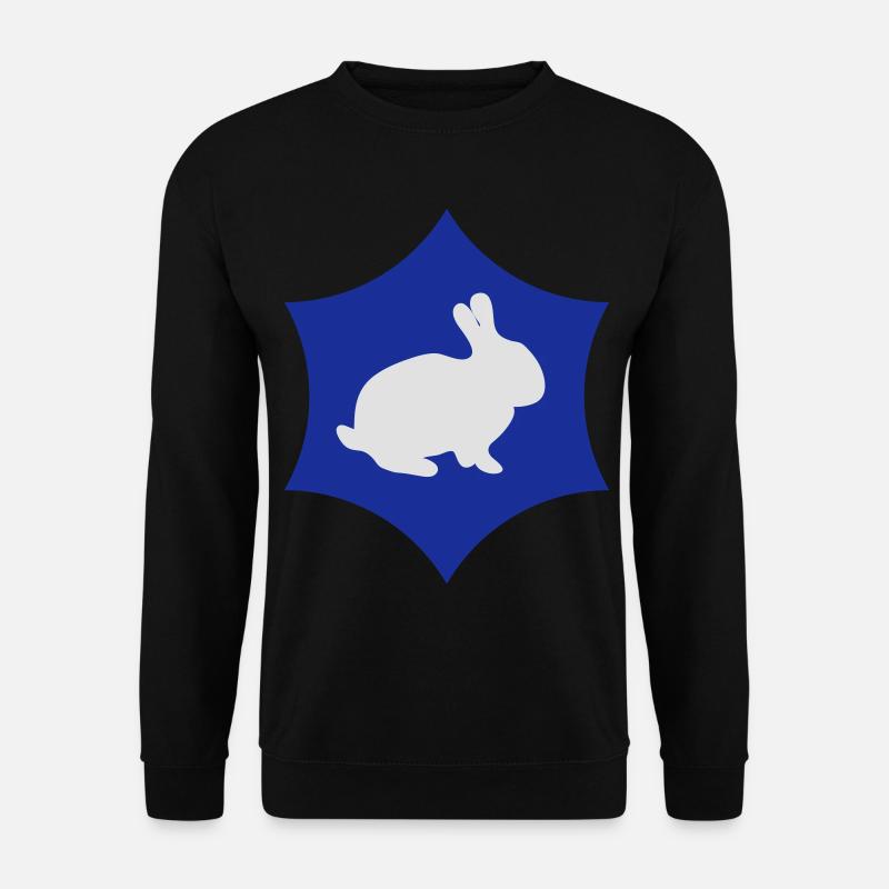 Rabbit logo - Unisex Sweatshirt - black