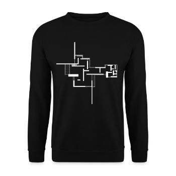 Architecture - Unisex Sweatshirt - black - Front - Alina (178cm) & Michal (187cm)