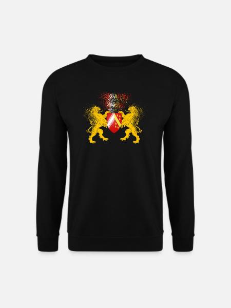 T-shirt Alsace Lions Blason Omega - Sweat-shirt Unisexe - noir
