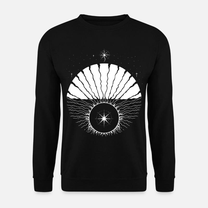 Wintersonnenwende Julmond Yule - Unisex Pullover - Schwarz