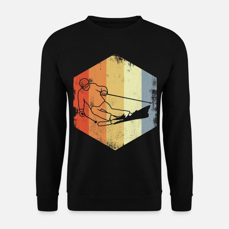 Skiing - Unisex Sweatshirt - black