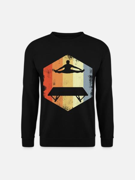 Trampoline athlete sketch - Unisex Sweatshirt - black