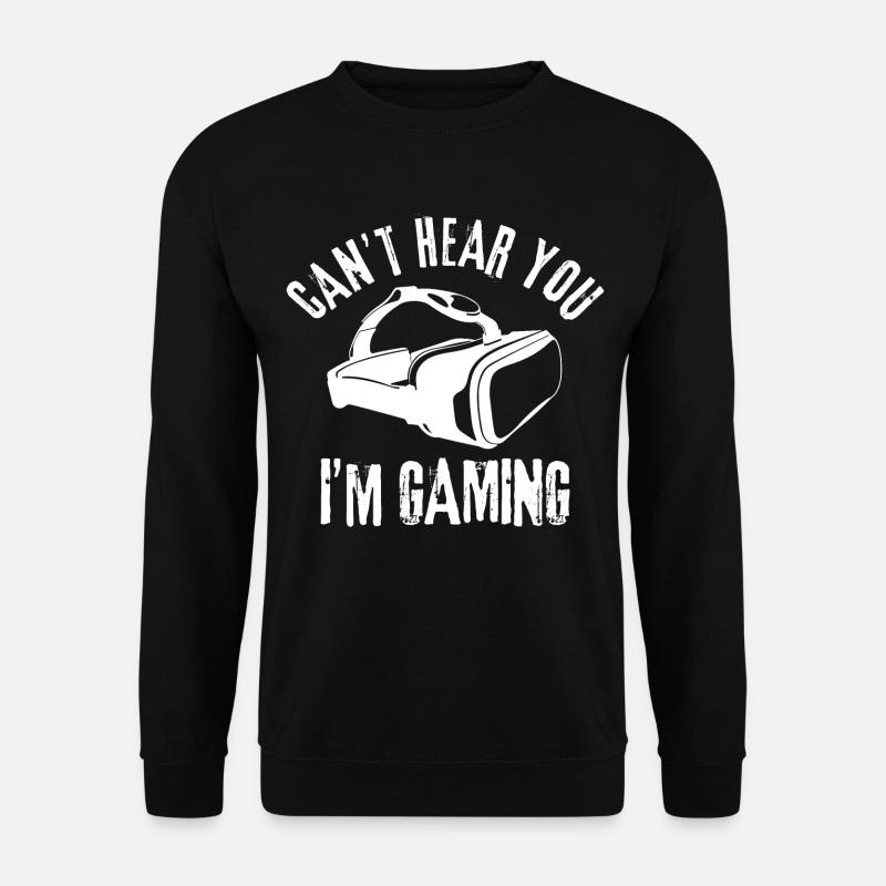 VR Virtual Reality Gamer - Sweat-shirt Unisexe - noir