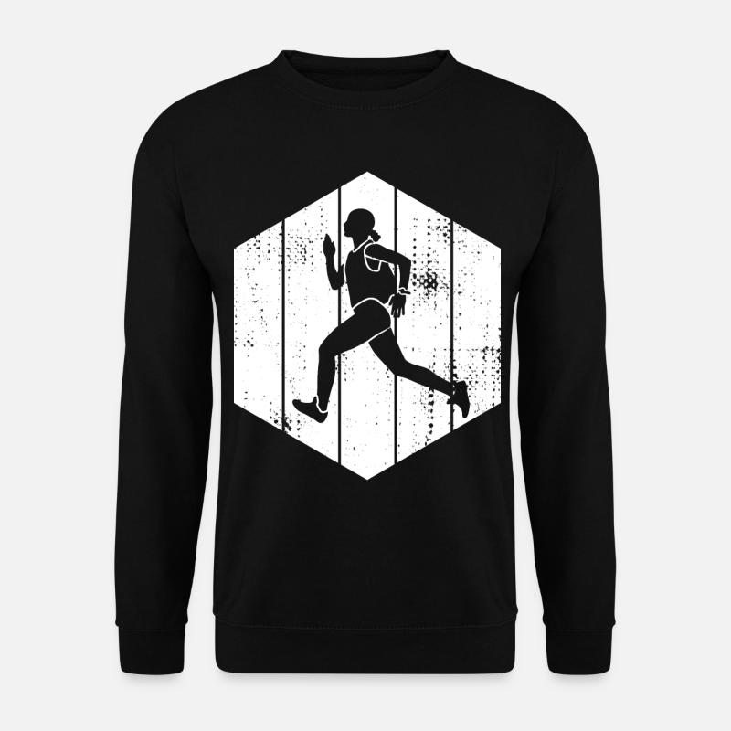 Coureuse - Sweat-shirt Unisexe - noir