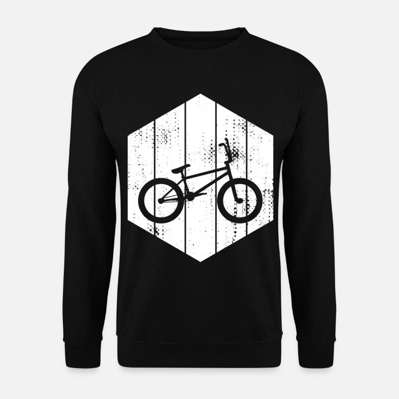 BMX Wheel Sketch - Unisex Sweatshirt - black