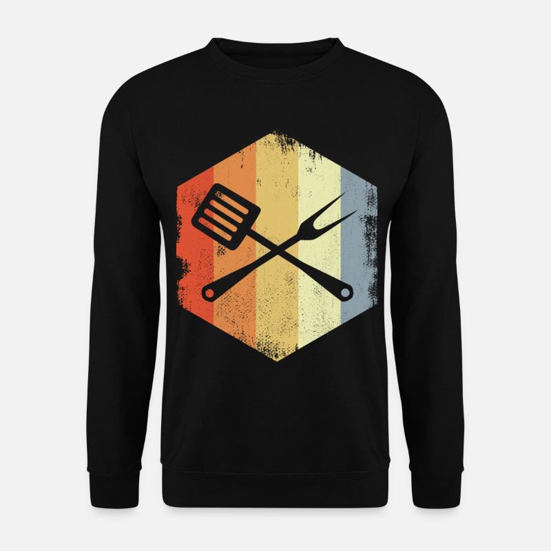 Retro Cooking Utensils - Unisex Sweatshirt - black