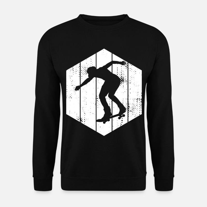 Skateboarder Sketch - Unisex Sweatshirt - black