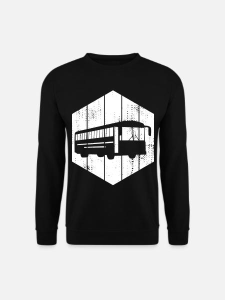 Dessin d’autobus - Sweat-shirt Unisexe - noir