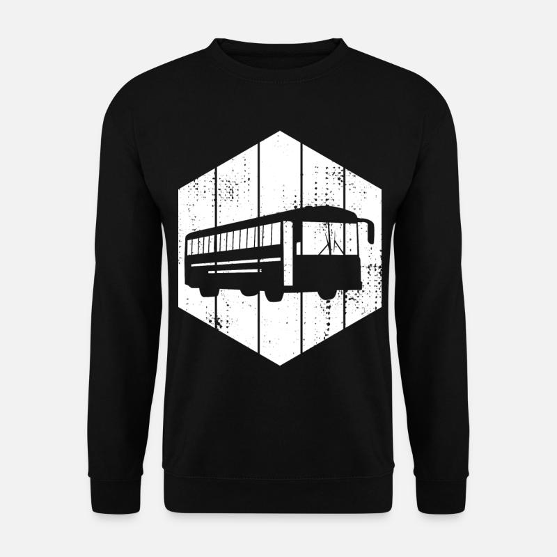Bus Drawing - Unisex Sweatshirt - black