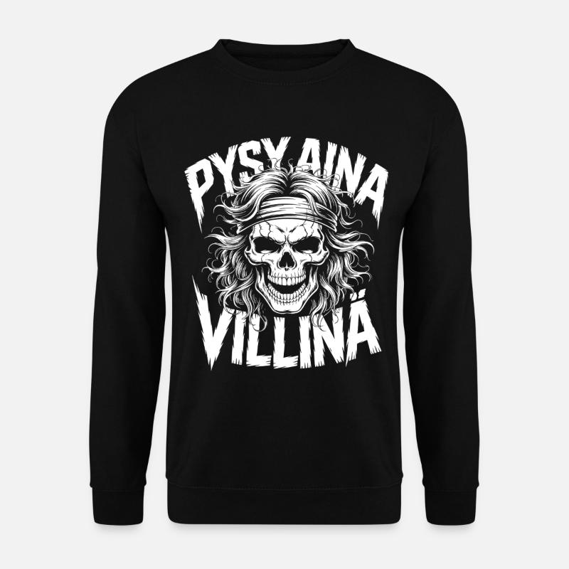 Vild skalledesign - Unisextröja - svart