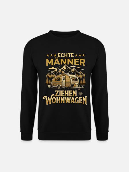 Wohnwagen Spruch - Lustiges Camper T-Shirt - Unisex Pullover - Schwarz