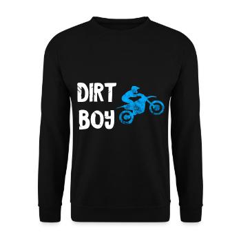 Motocross Bike Offroad Motorcycle Biker - Unisex Pullover - Schwarz - Vorne - Alina (178cm) & Michal (187cm)