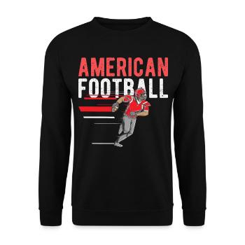 Football américain - Sweat-shirt Unisexe - noir - Devant - Alina (178cm) & Michal (187cm)