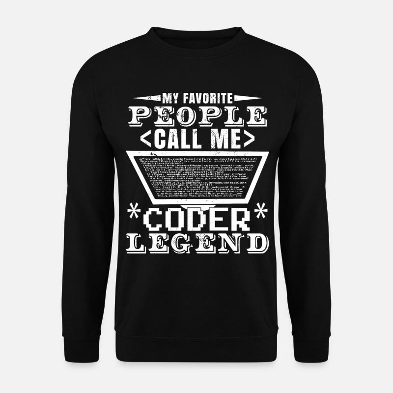 Coder Legend - Unisex Sweatshirt - black