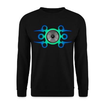 FEERSUM green blue - Unisex Sweatshirt - black - Front - Alina (178cm) & Michal (187cm)
