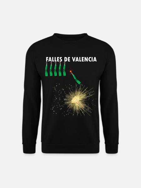 Pyro Feuerwerk Falles de Valencia Traca - Unisex Pullover - Schwarz