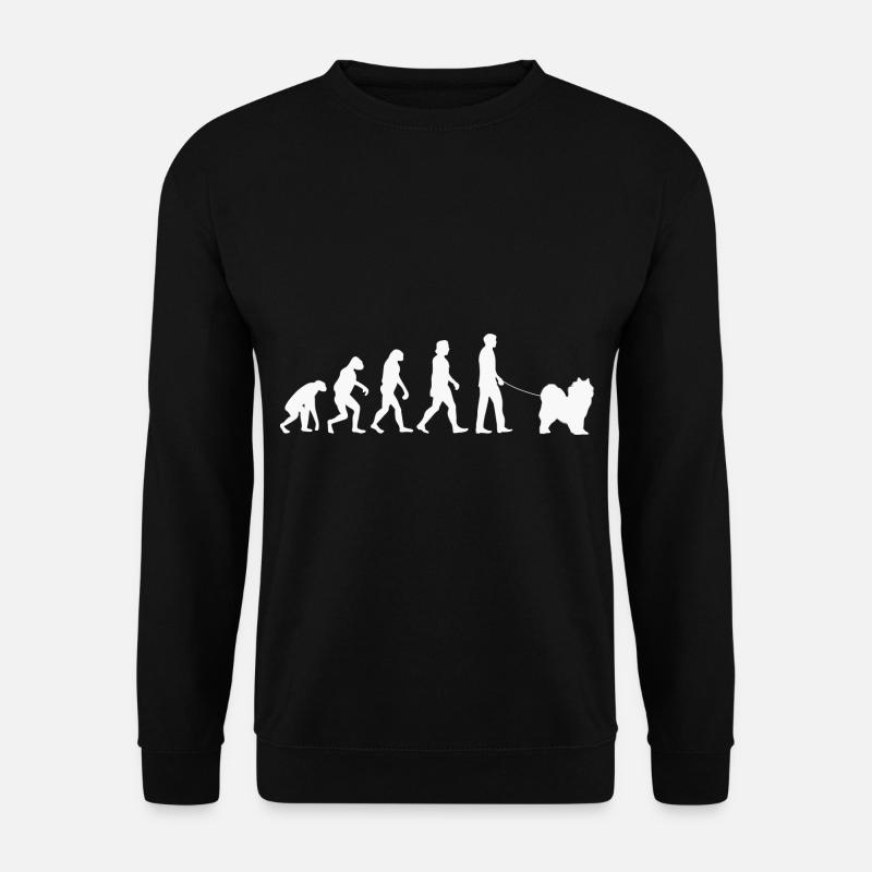 Samoyède Evolution Chien de traîneau Samoyède - Sweat-shirt Unisexe - noir