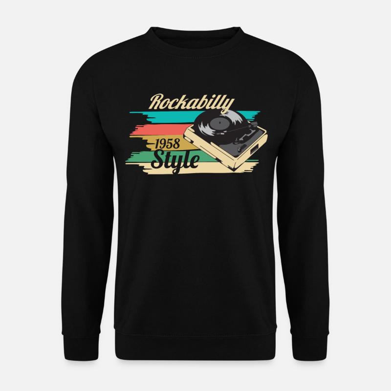 rockabilly - Unisex Pullover - Schwarz