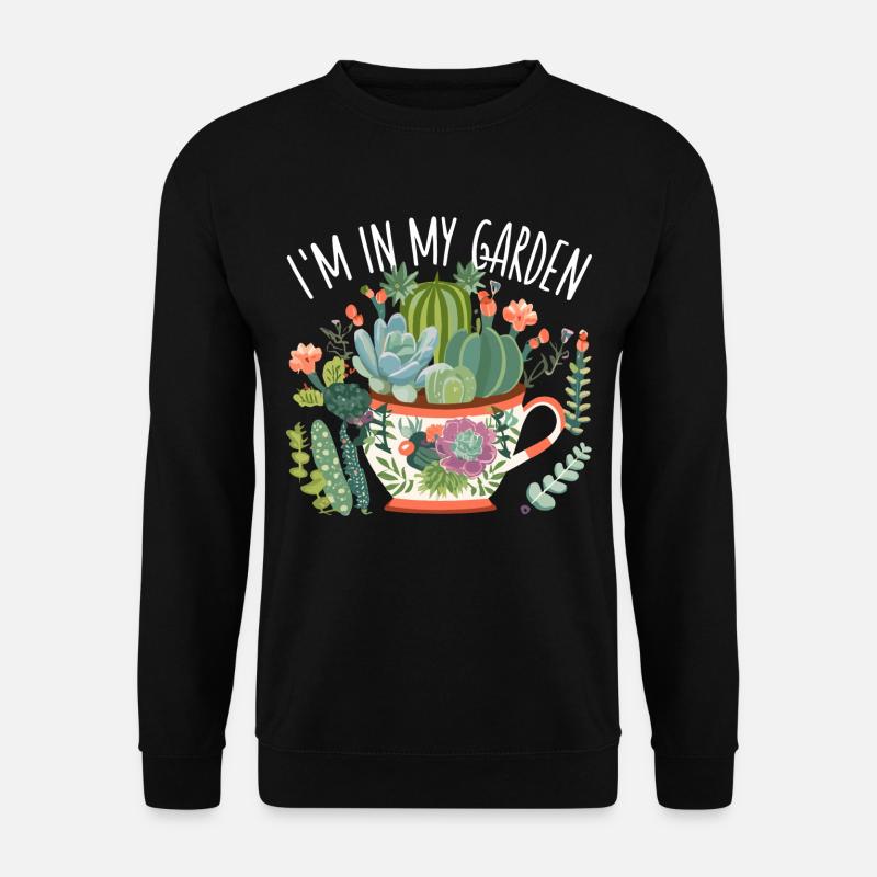 Succulentes drôle de dicton - Sweat-shirt Unisexe - noir