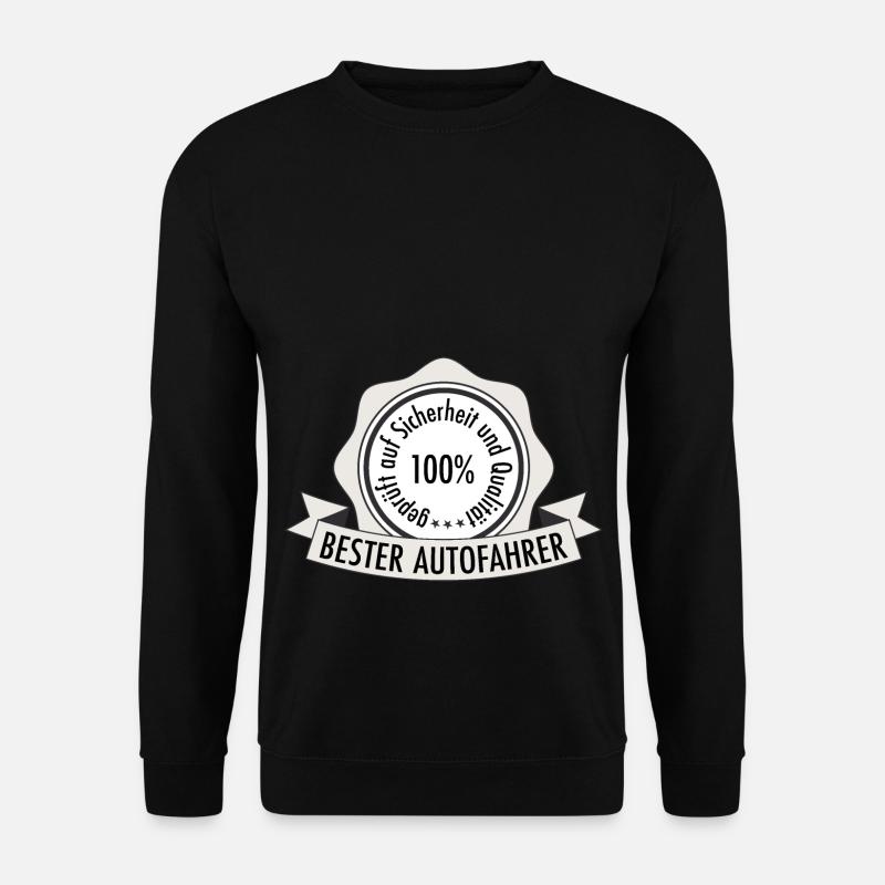 Bester Autofahrer Shirt Geschenkidee - Unisex Pullover - Schwarz